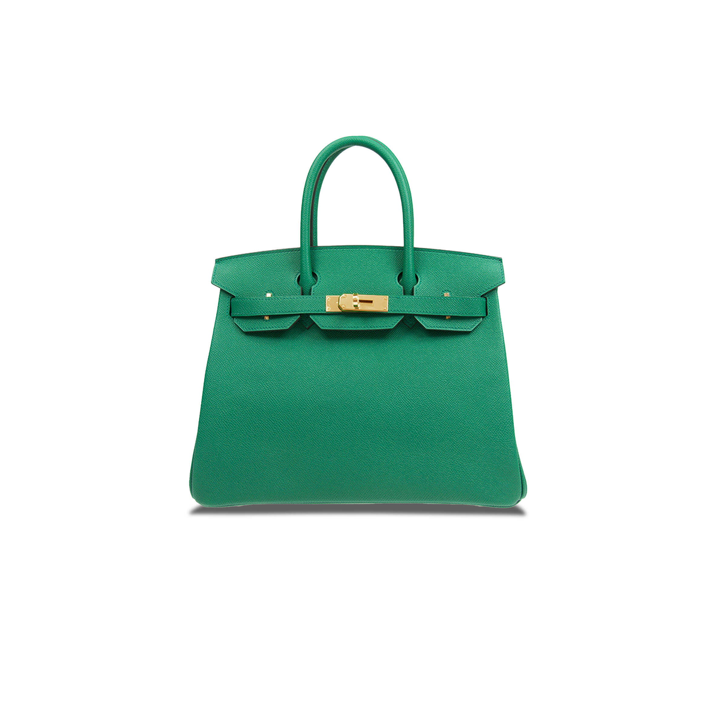 H**me5 BIRKIN 30 TOGO LEATHER PEACOCK GREEN GOLD BUCKLE BAG BK30U4EPSS (30*23*15cm) Master Quality